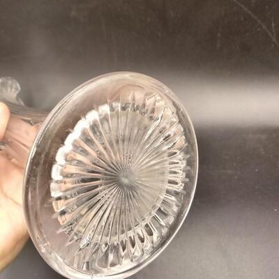 154 - Vintage Glass Funeral Vase