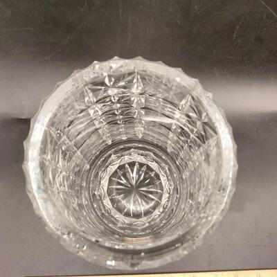 156 - Antique Brilliant Cut Crystal Vase