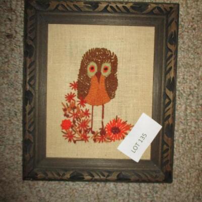 Needlepoint Owl