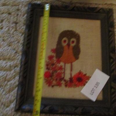 Needlepoint Owl
