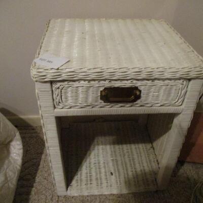 Wicker Nightstand