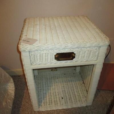Wicker Nightstand