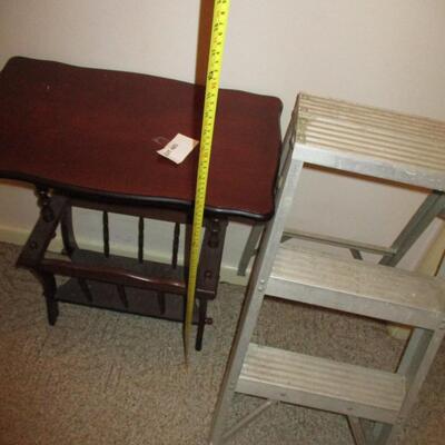 Side Table & Step Ladder