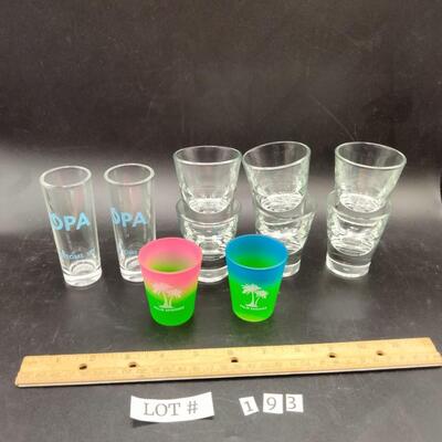 193 - shot glass lot