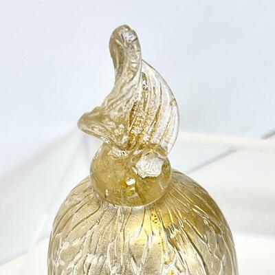 Murano Gold Fleck Cloche Bell