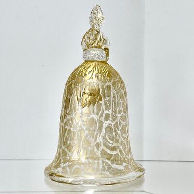 Murano Gold Fleck Cloche Bell