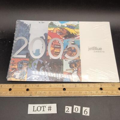 206 - vintage 2005 sealed jetBlue planner