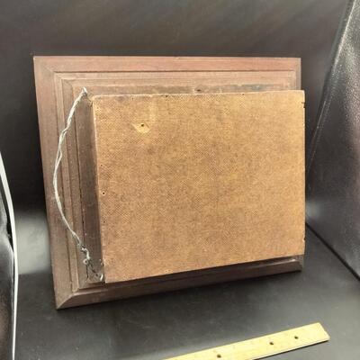 208 - Antique Mirror shadow box