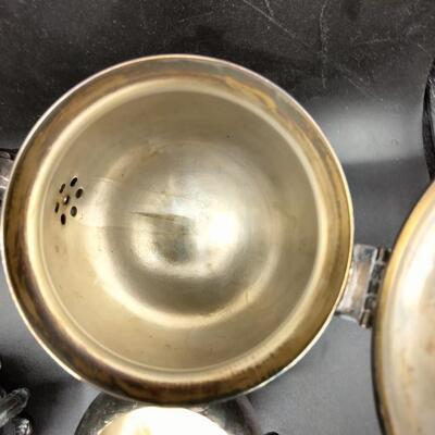 221 - Silverplated service set