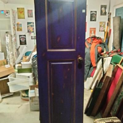 235 - Painted Wooden Door