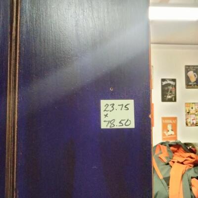 235 - Painted Wooden Door