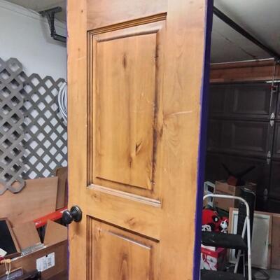 235 - Painted Wooden Door