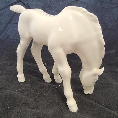 Large Ceramic Horse Grazing