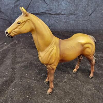 Plastic Golden Horse