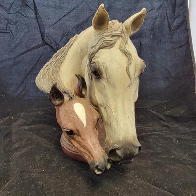 Ceramic Horses Bust