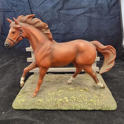 Secretariat Horse Sculpture