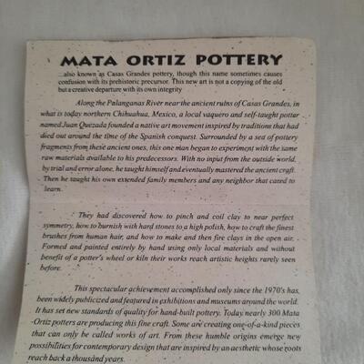 Mata Ortiz Black Pottery Vase
