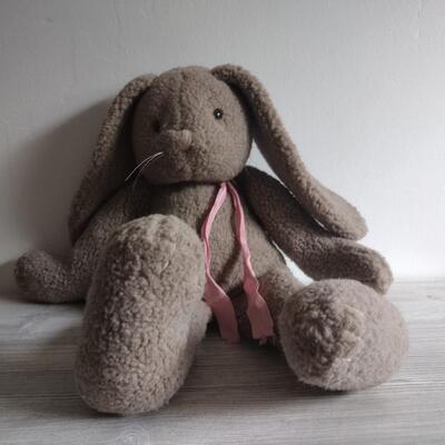 Plush rabbit toy from 1991 Boyds collection
