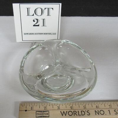 Mid Century Modern Free Form Three Part Candy Dish