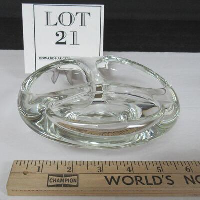 Mid Century Modern Free Form Three Part Candy Dish