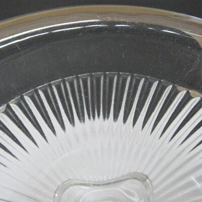 Vintage Clear Glass Mixing Bowl