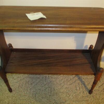 Two Tier Quilt Shelf