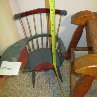 Luggage Rack, Straw Stool, Doll Chair