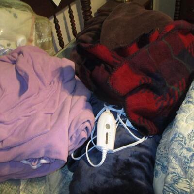 Various Blankets, Quilts