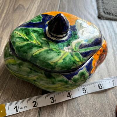 Set of Mexican folk art pottery