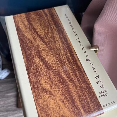 Mid century modern address organizer