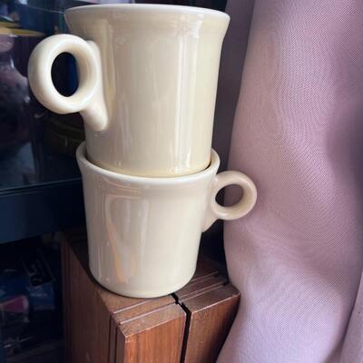 Vintage fiesta light yellow color mug