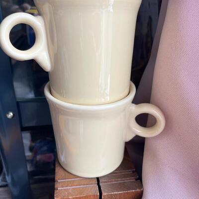 Vintage fiesta light yellow color mug