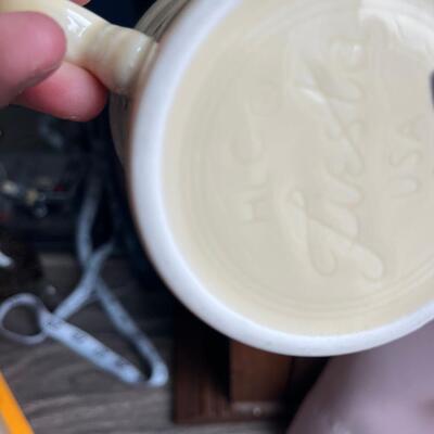 Vintage fiesta light yellow color mug