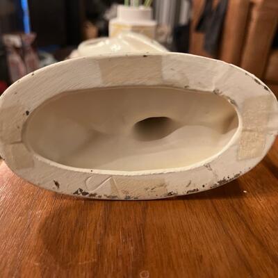 Vintage Art Deco style ceramic crane