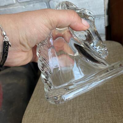 Glass horse figurine