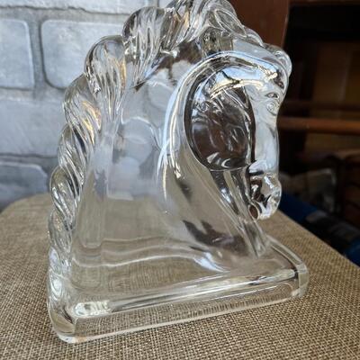 Glass horse figurine