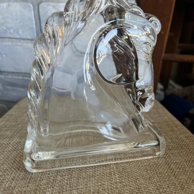 Glass horse figurine