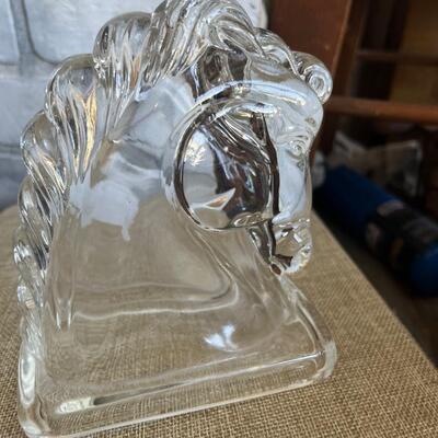 Glass horse figurine