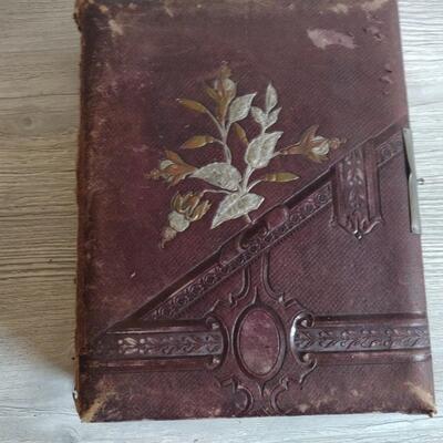 Vintage photo album circa late 1800;s