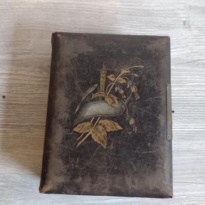 Vintage photo album circa late 1800's