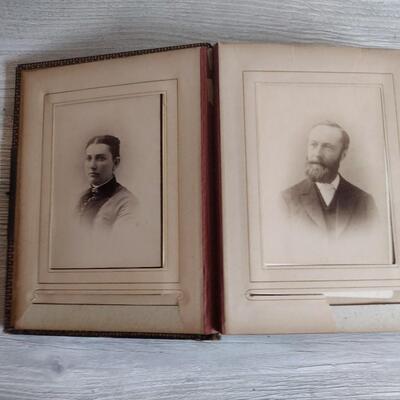 Vintage photo album circa late 1800's