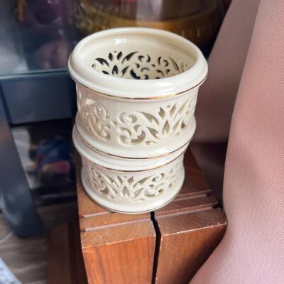 Lenox candle holders