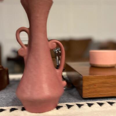Vintage pottery bud vase