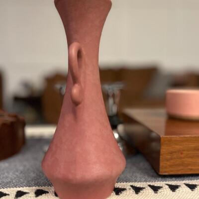 Vintage pottery bud vase