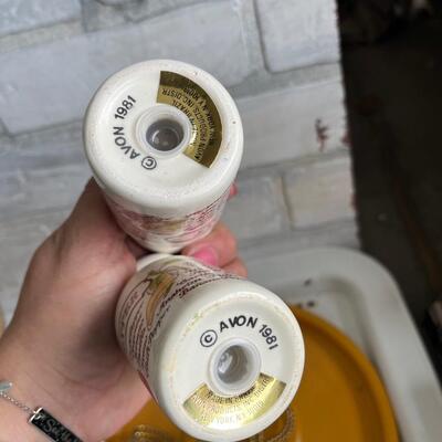 Vintage Avon salt and pepper shakers