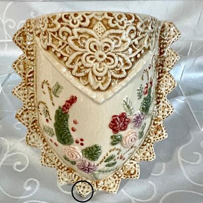 Vintage Ceramic Wall Pocket