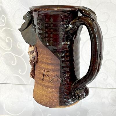 Studio Pottery 3-D Hobbit Mug