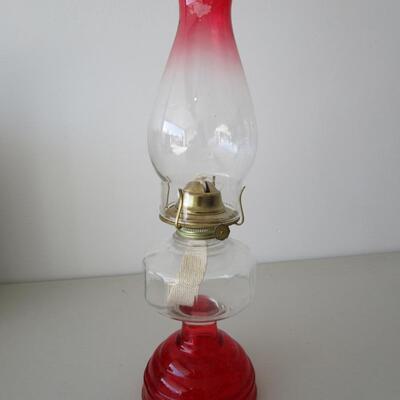 #6 Vintage Hurricane Lamp