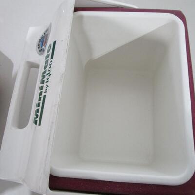 #27 2 Coleman water jugs and Igloo MiniMate