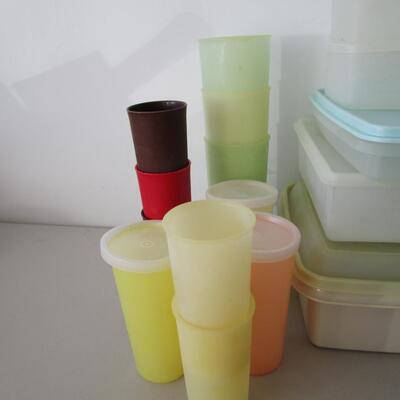 #29 Large lot of misc Tupperware
